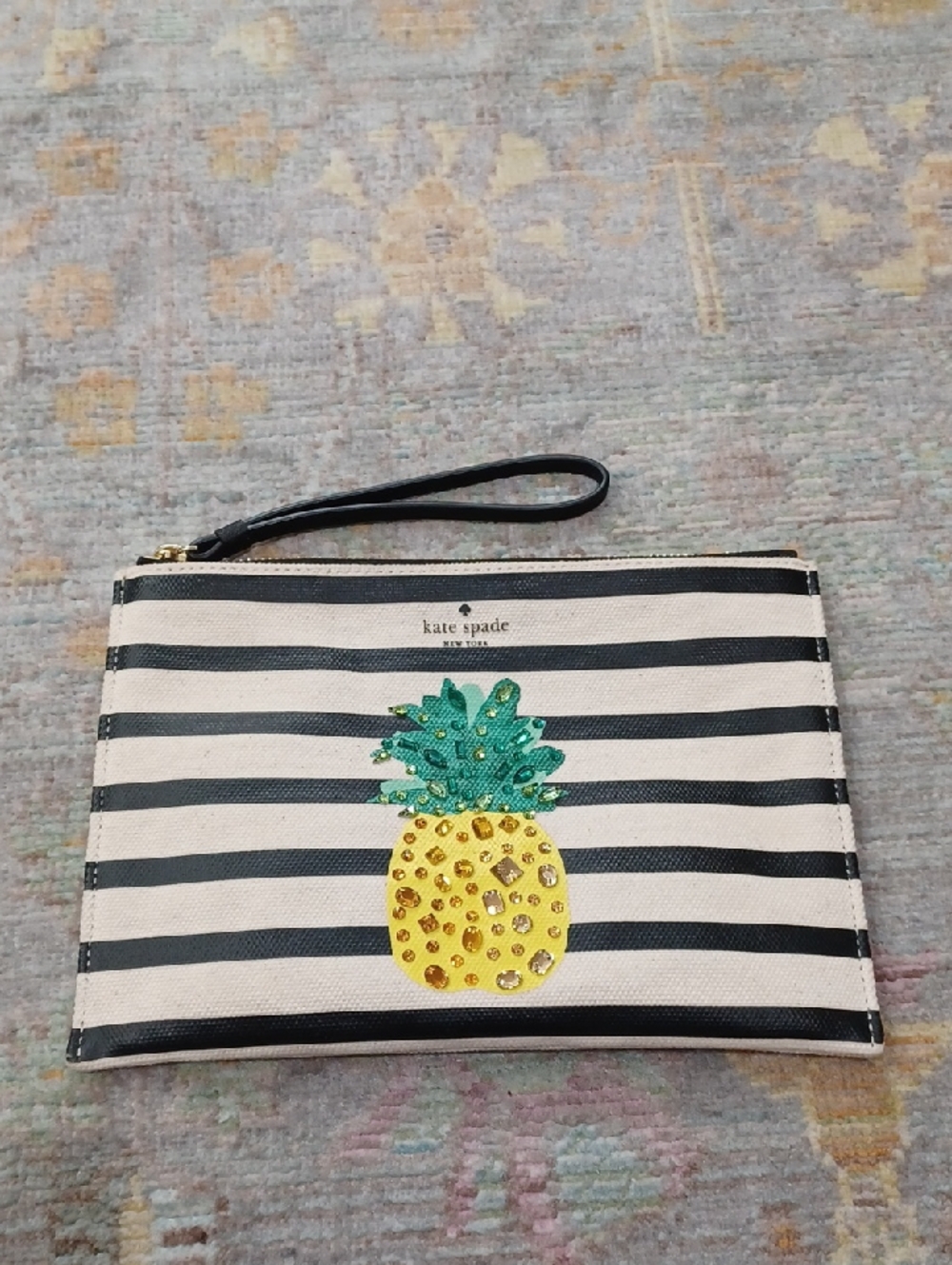 Kate Spade By The Pool Pineaple Wristlet